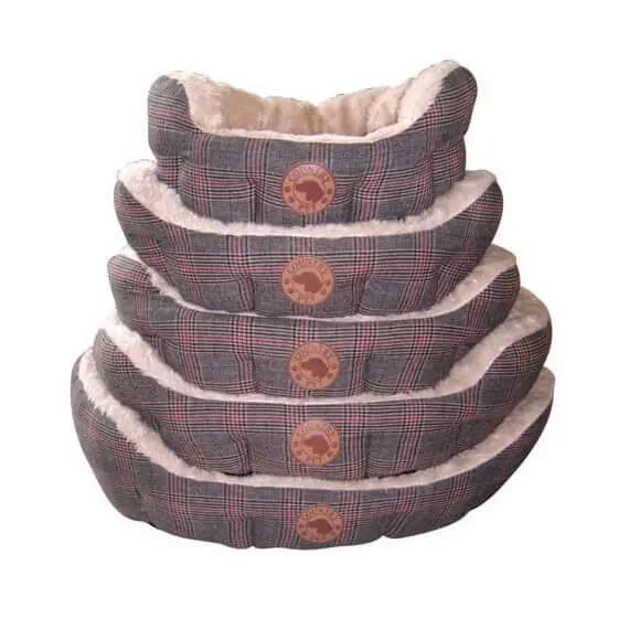 stacked Country Pet Luxury Tweed Dog Bed