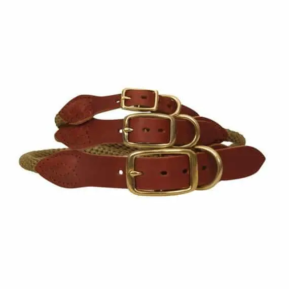 Luxury rope dog collar buckle