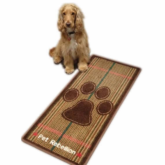 Tweed Dog Runner Mat By Pet Rebellion