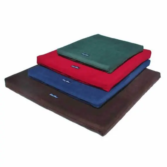 stacked Woof Bed memory foam dog