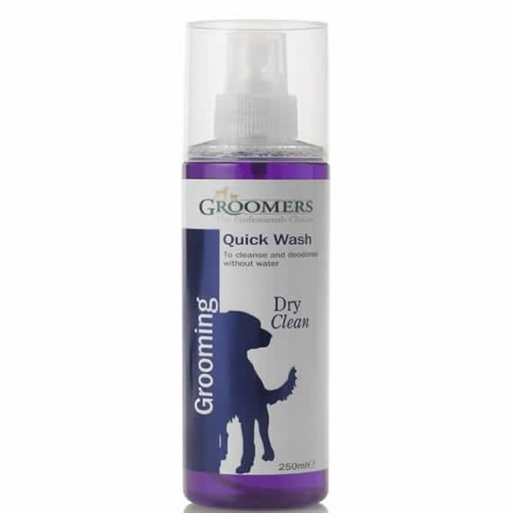 groomers quick wash dog dry shampoo