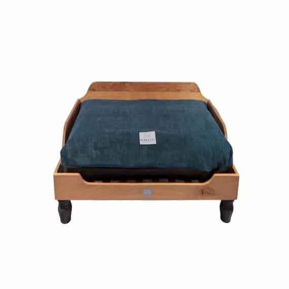 Handmade Wooden Luxury Raised Dog Bed