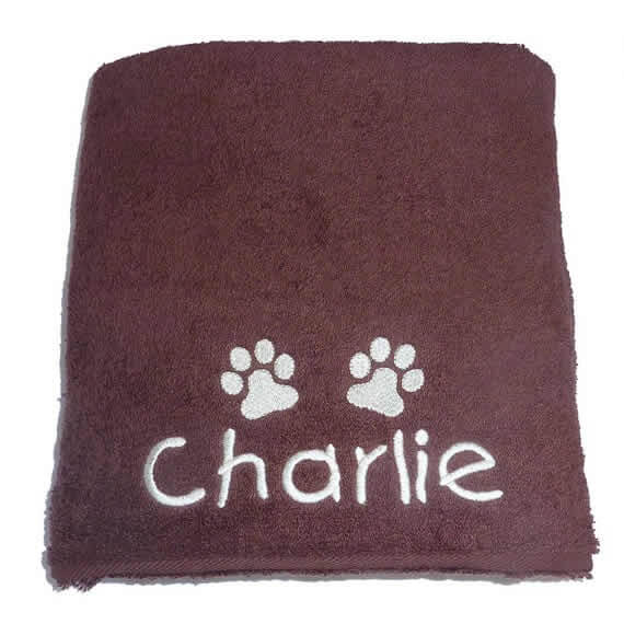 Personalised Dog Drying Towel