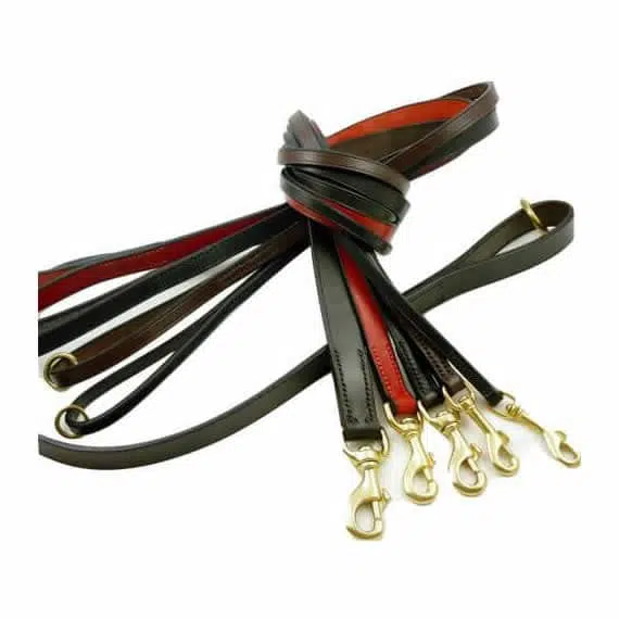Flat Leather Leads