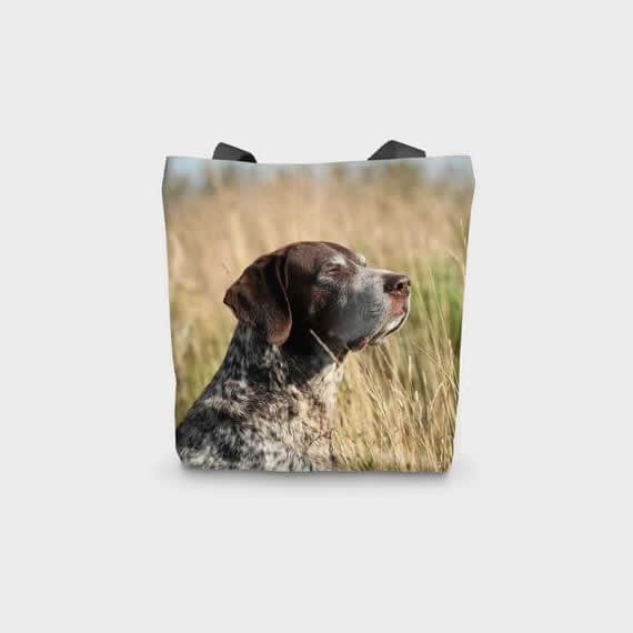 Canvas Printed Pointer Gun Dog Bag