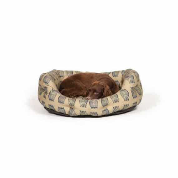 Animal Printed Woodland Danish Design Dog Couches | Luxury Dog Beds