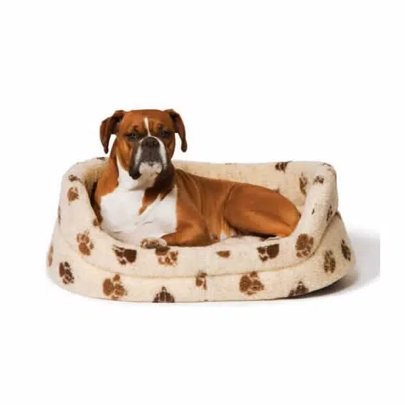 Soft Fleece Dog Bed – Danish Design Sherpa Range