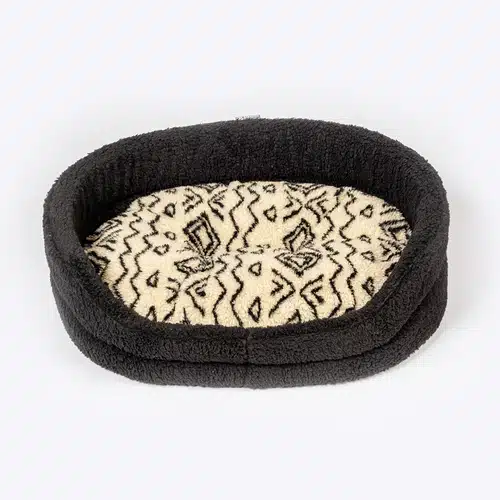 Fleece Green Oval Slumber Bed – Danish Design Dog Beds