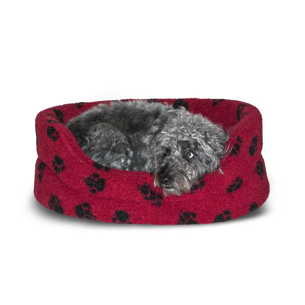 Fleece Red Slumber Bed – Danish Design Dog Beds