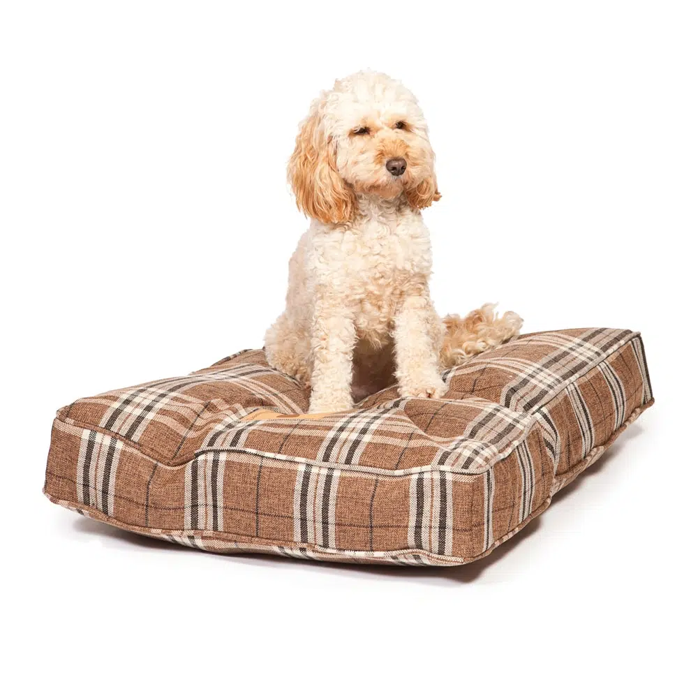 Newton Dark Beige Quality Dog Bed Mattress – Danish Design Beds