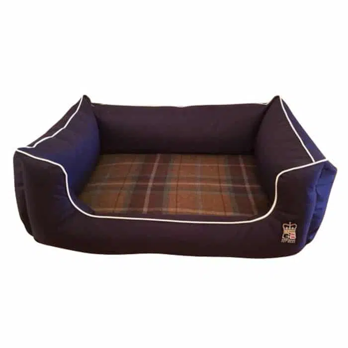Memory Foam Dreamer Dog Bed | Blue Waterproof K9 Settee Beds