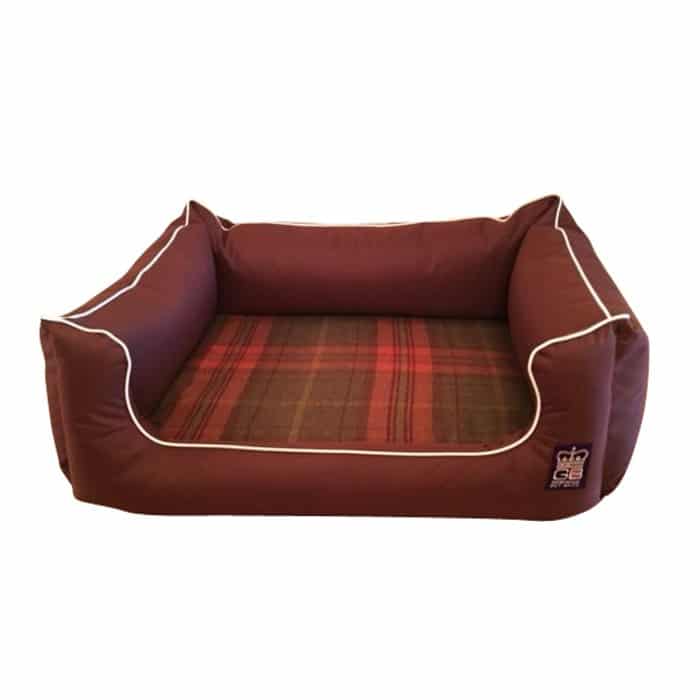 Memory Foam Dreamer Dog Bed | Brown Waterproof Settee Pet Beds