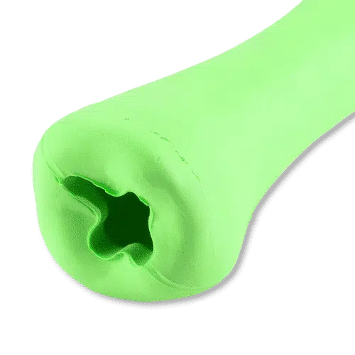 Green Beco Treat Bone | Natural Rubber Dog Toy