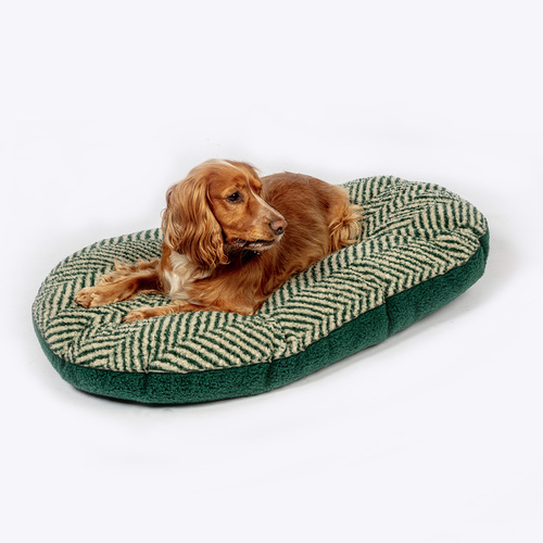 Luxury Sherpa Green Fleece Dog Mattress – Danish Design Dog Bed
