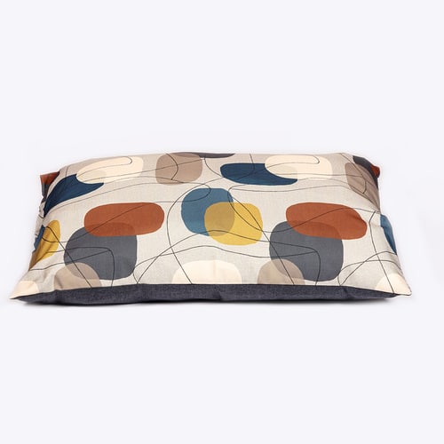 Colour Block Dark Grey Mattress Duvet | Danish Design Dog Bed