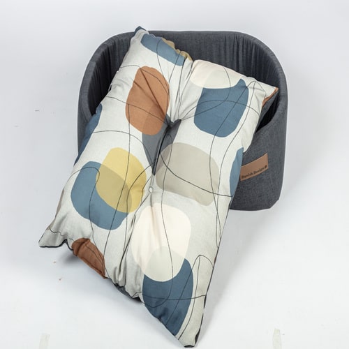 High Sided Colour Block Slumber Dark Grey | Danish Design Dog Bed