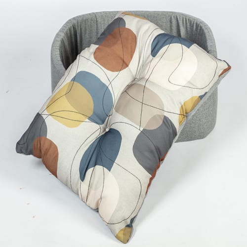 High Sided Colour Block Slumber Light Grey | Danish Design Dog Bed